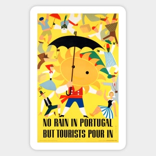 Vintage Travel Poster Portugal Sticker